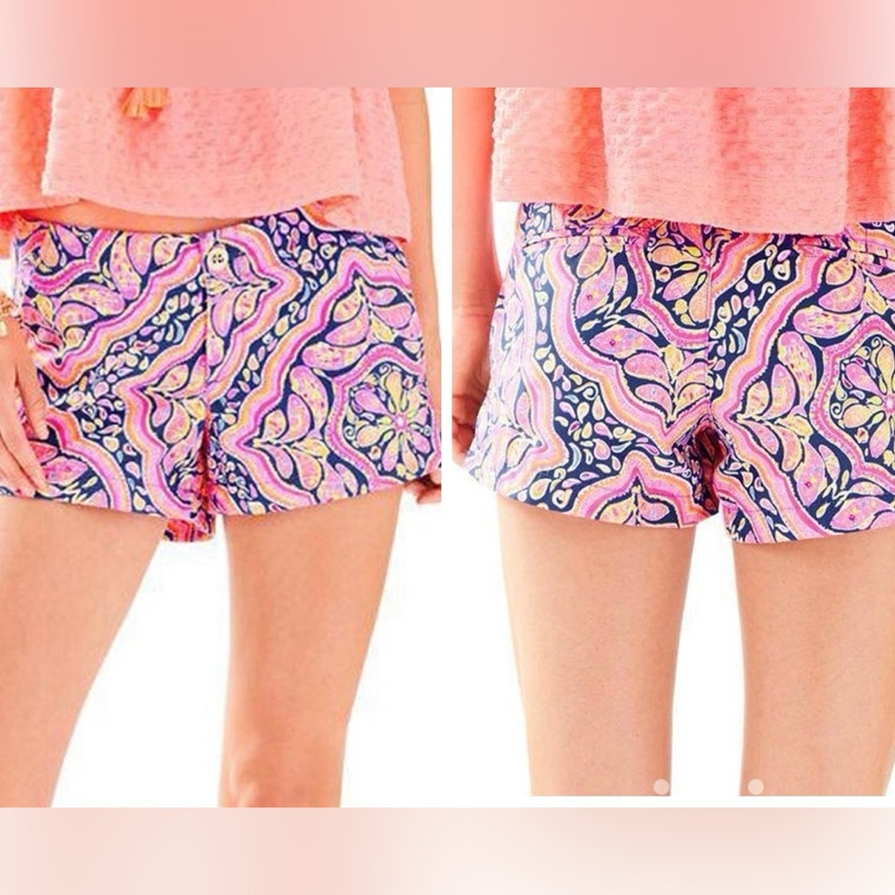 New Lilly Pulitzer Multi Can’t Resist Kerrie Shorts Size 10 NWOT